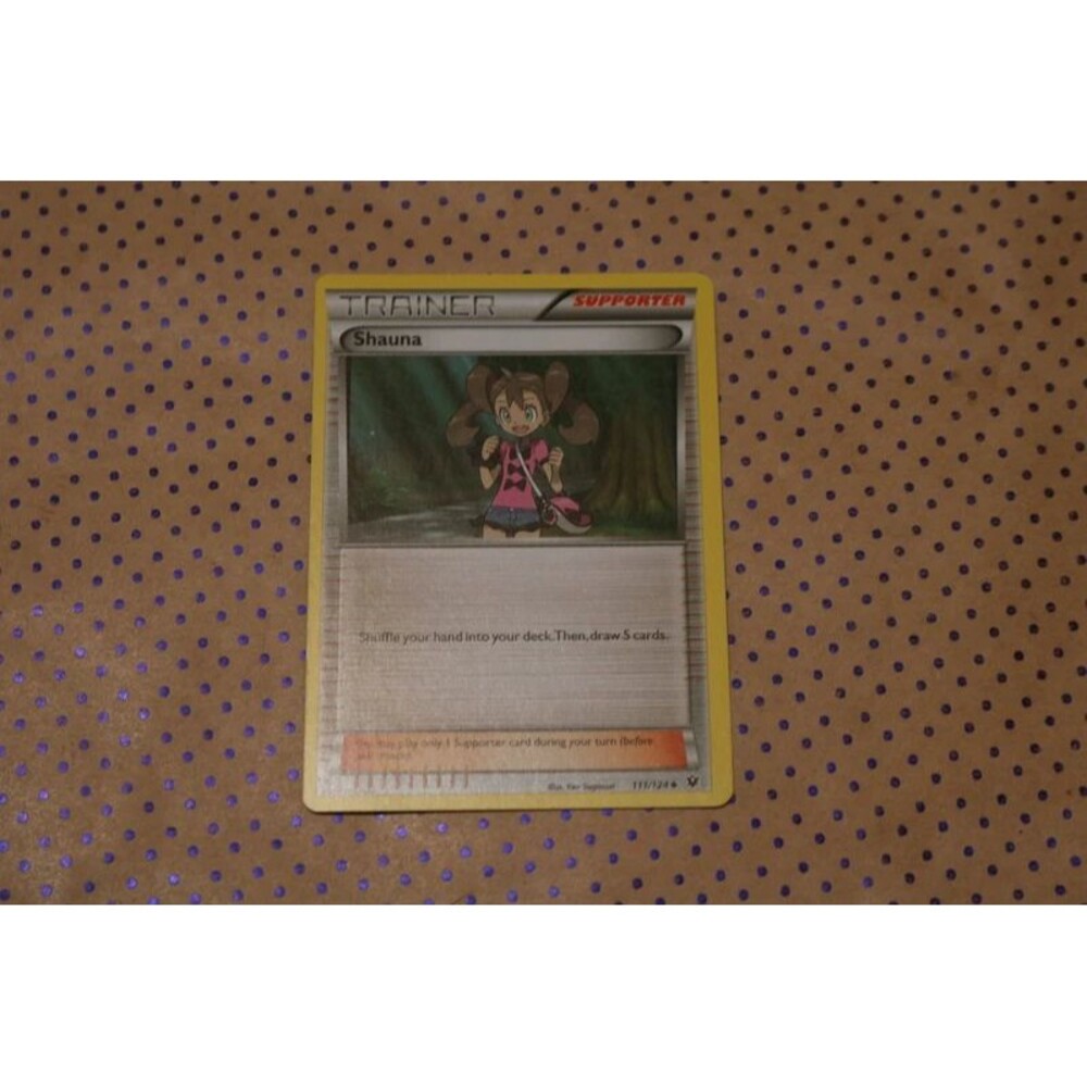 Shauna 111/124 Pokemon Card (2016)